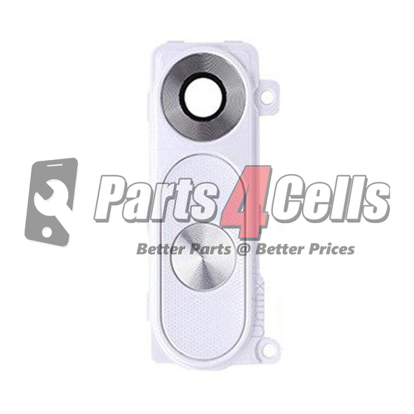 LG G3 Back Camera Lens with Power / Volume Button White
