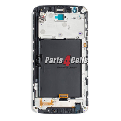 LG Stylo LCD Frame LS770 Silver-Parts4cells 