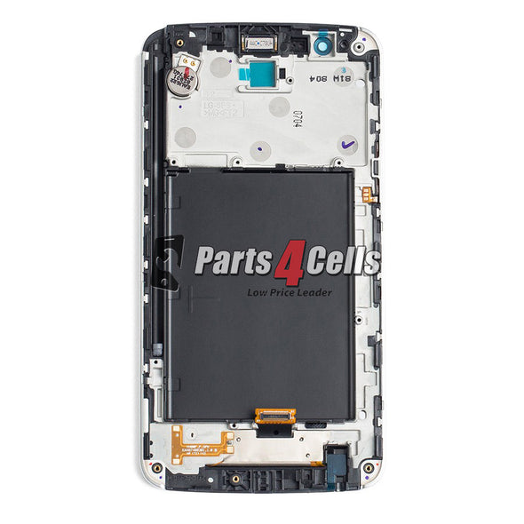 LG Stylo LCD Frame LS770 Silver-Parts4cells 