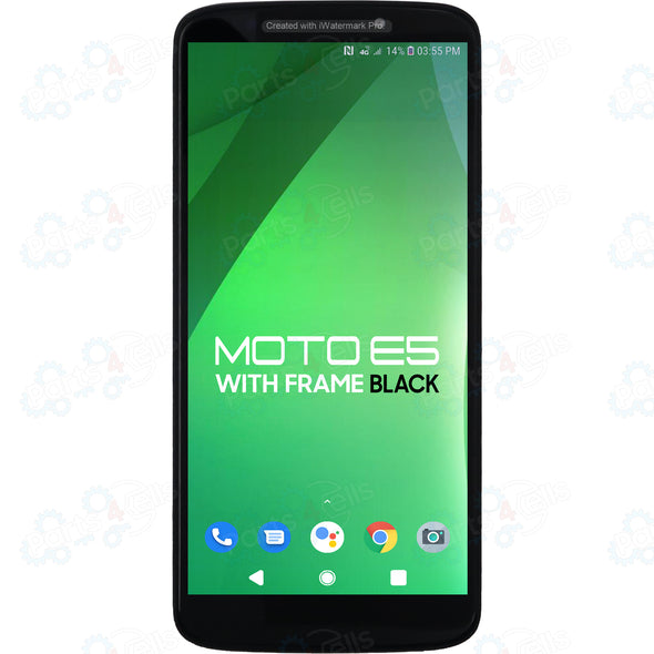 Motorola Moto E5 LCD with Touch + Frame Black XT1944, XT1944-3, XT1944-6