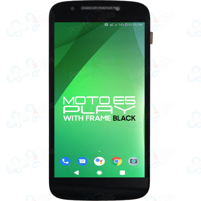 Motorola Moto E5 Plus LCD with Touch + Frame Blue XT1924