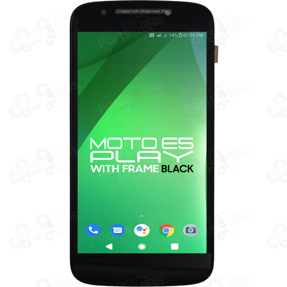 Motorola Moto E5 Plus LCD with Touch + Frame Blue XT1924