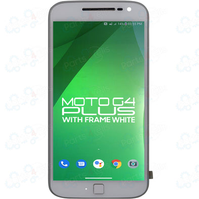 Motorola Moto G4 Plus LCD With Touch + Frame White XT1640, XT1641, XT1642, XT1643, XT1644