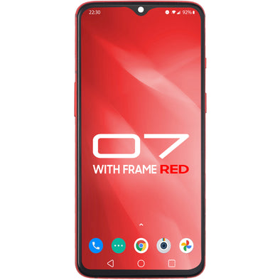 OnePlus 7 LCD With Touch + Frame Red