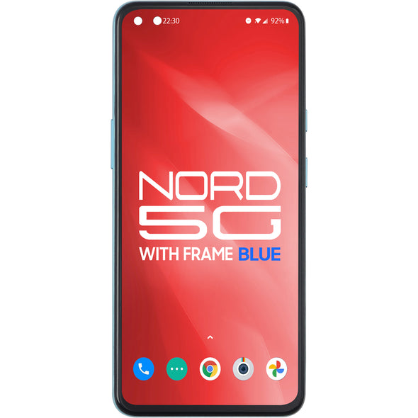 OnePlus Nord 5G LCD With Touch + Frame Blue Marble