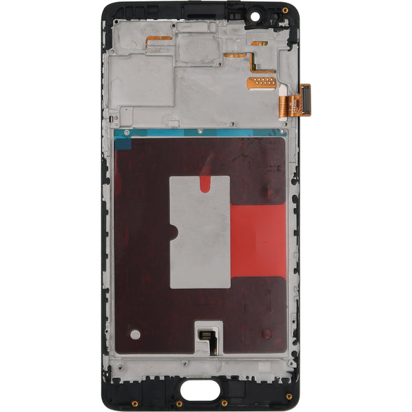 OnePlus Three LCD with Touch + Frame Black