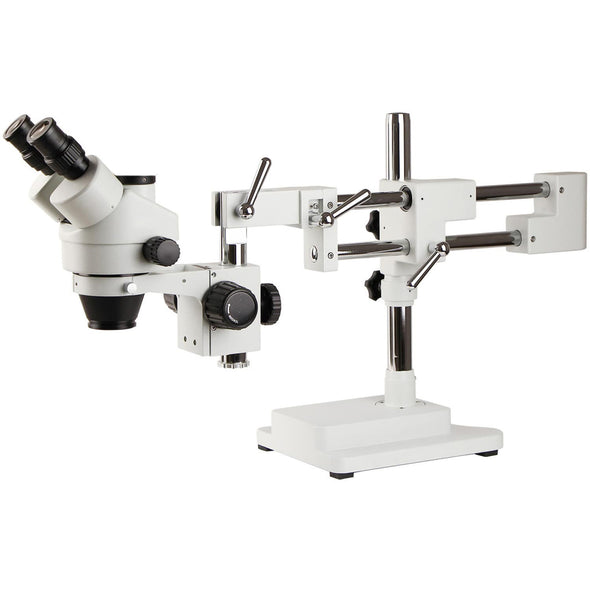 SZM7045-STL2 Double-Arm Boom Trinocular Stereo Zoom Industrial Microscope with LED lights- 90X