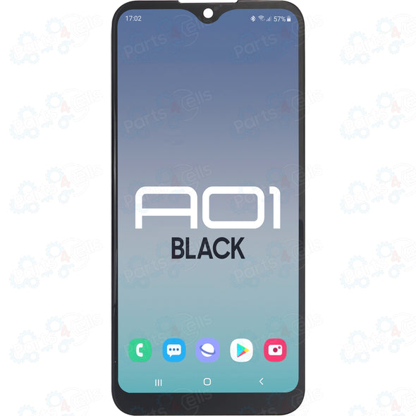 Samsung A01 LCD With Touch Black (small connector & smaller digitizer)