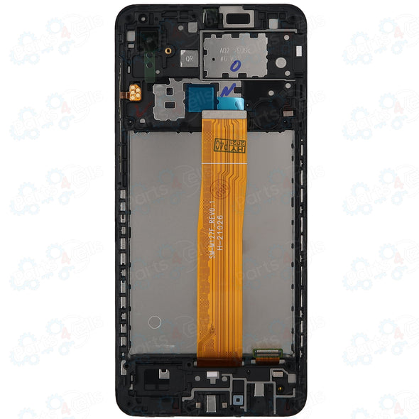 Samsung A02 A022M 2020 LCD With Touch + Frame Black