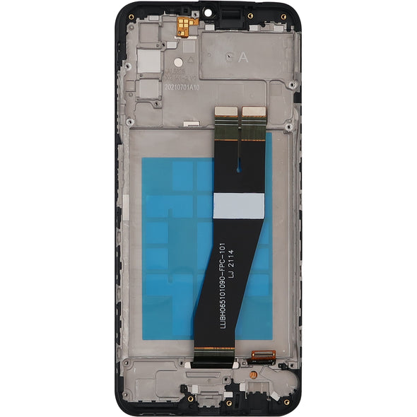 Samsung A03S A037M LCD With Touch Black + Frame (Type-C )