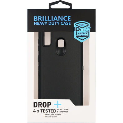 Brilliance HEAVY DUTY Samsung A20 / A30 Pro Series Case Black