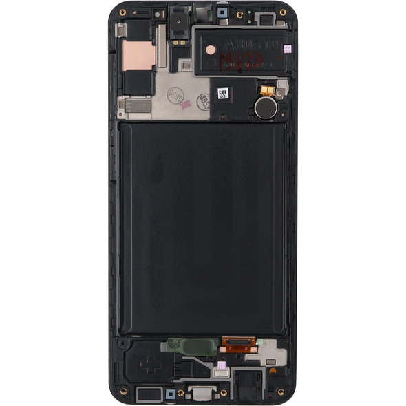Samsung A30S 2019 A307 LCD with Touch + Frame Black Service Pack