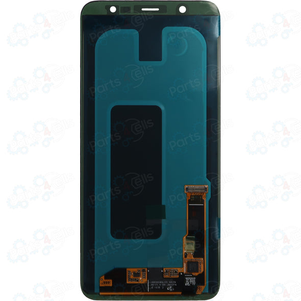 Samsung A6 Plus 2018 LCD with Touch + Frame Black Service Pack