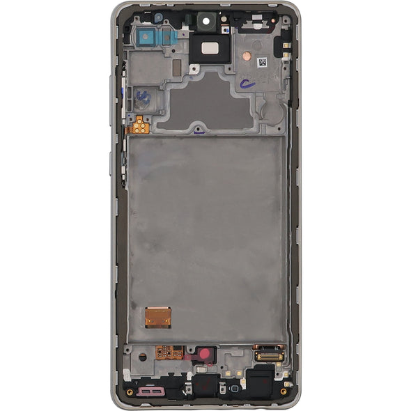 Samsung A72 A725 2021 LCD With Touch + Frame Awesome White Service Pack