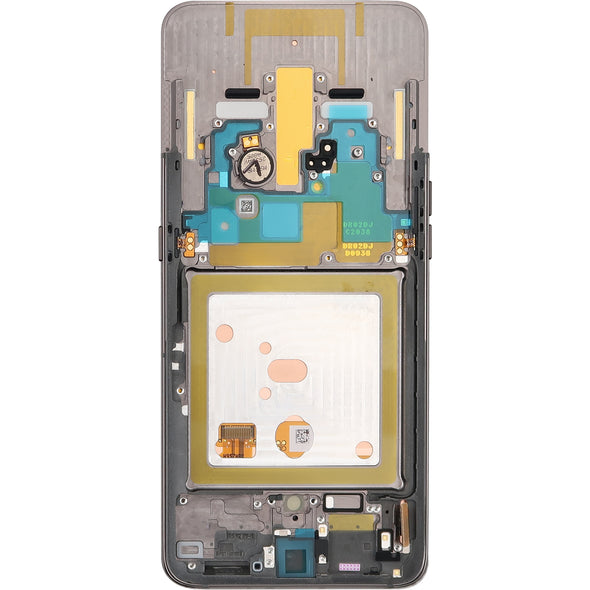Samsung A80 2019 LCD with Touch + Frame Black Service Pack