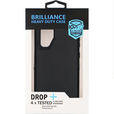 Brilliance HEAVY DUTY Samsung Note 10 Pro Series Case Black