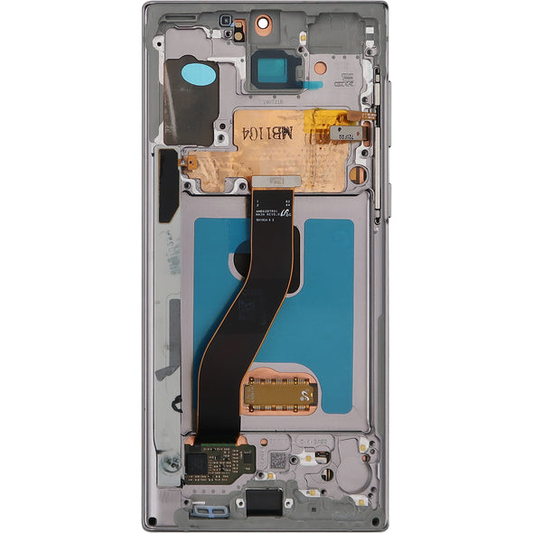 Samsung Note 10 LCD With Touch + Frame Aura White