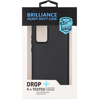 Brilliance HEAVY DUTY Samsung Note 20 Pro Series Case Black