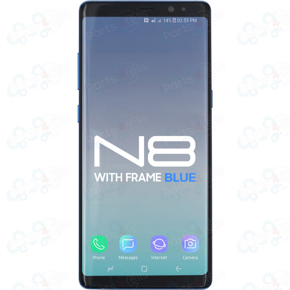 Samsung Note 8 LCD With Touch + Frame Coral Blue