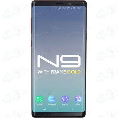 Samsung Note 9 LCD With Touch + Frame Gold