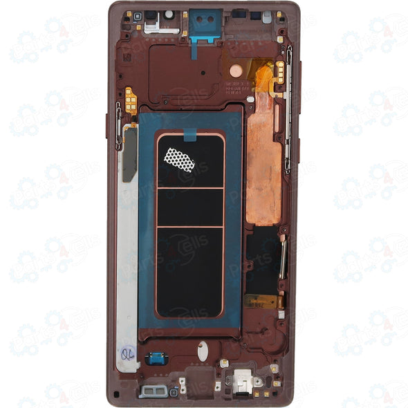 Samsung Note 9 LCD With Touch + Frame Gold SBI