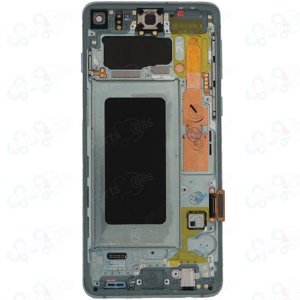 Samsung S10 LCD with Touch + Frame Prism Green