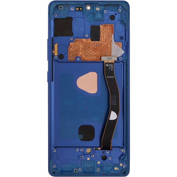 Samsung S10 Lite LCD with Touch + Frame Prism Blue