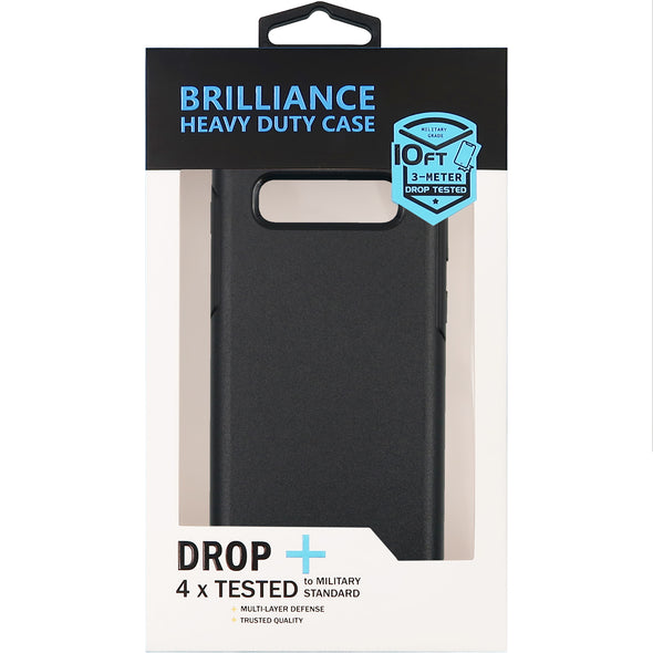 Brilliance HEAVY DUTY Samsung S10 Plus Slim Series Case Black