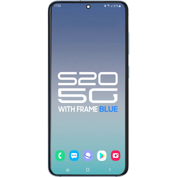 Samsung S20 5G LCD With Touch + Frame Cloud Blue C Grade (OEM PULL)