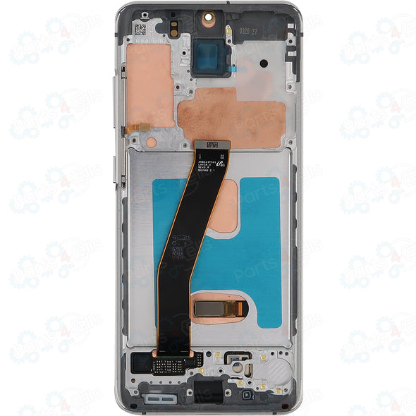 Samsung S20 5G LCD with Touch + Frame Cloud White (Not Compatible w/ Verizon 5G UW Model)