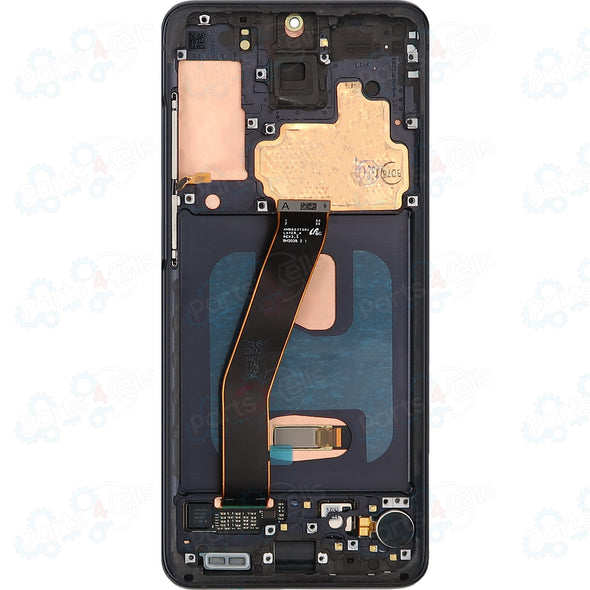 Samsung S20 5G LCD with Touch + Frame Cosmic Black (Not Compatible w/ Verizon 5G UW Model)