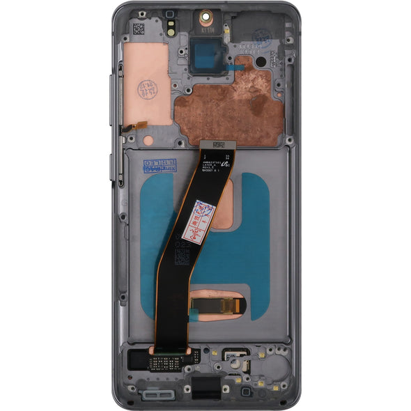 Samsung S20 5G LCD with Touch + Frame Cosmic Grey  (Compatible w/ Verizon 5G UW Model)