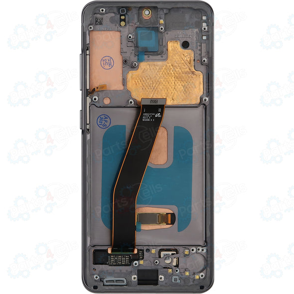 Samsung S20 5G LCD with Touch + Frame Cosmic Grey (Not Compatible w/ Verizon 5G UW Model)