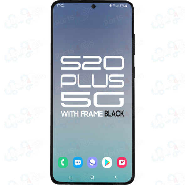 Samsung S20 Plus 5G LCD with Touch + Frame Cosmic Black