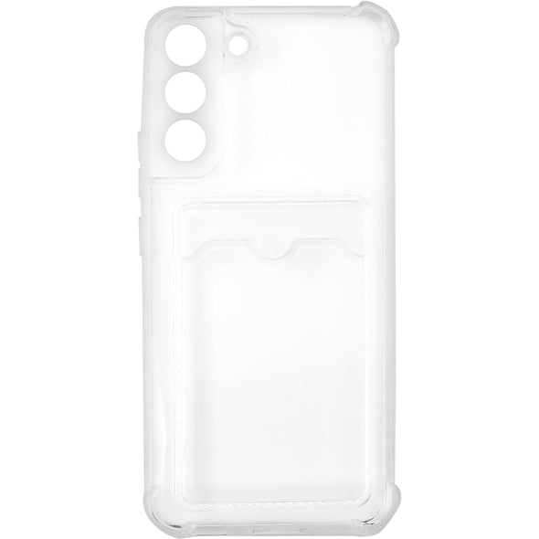 Brilliance LUX Samsung S22 Plus Anti-Drop Card Holder Case Clear