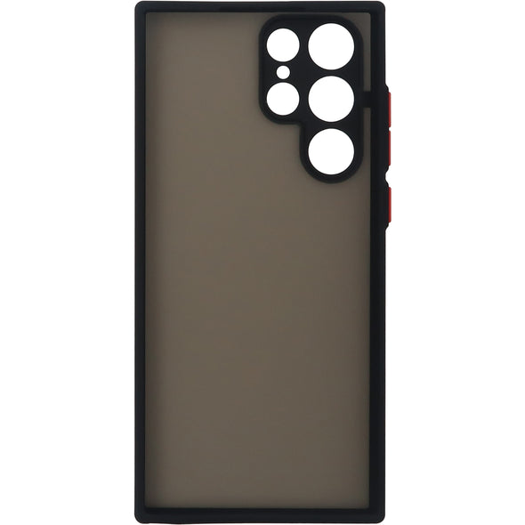 Brilliance LUX Samsung S22 UltraHawkeye Skin Feel Combo Case Black