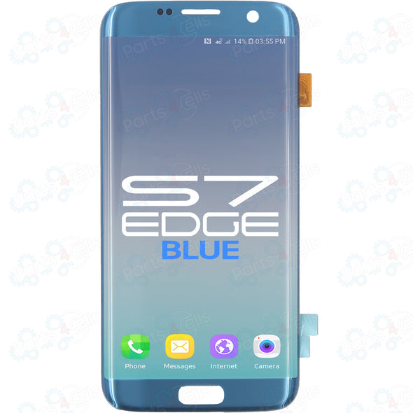 Samsung S7 Edge LCD With Touch Coral Blue