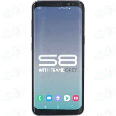 Samsung S8 LCD With Touch + Frame Grey