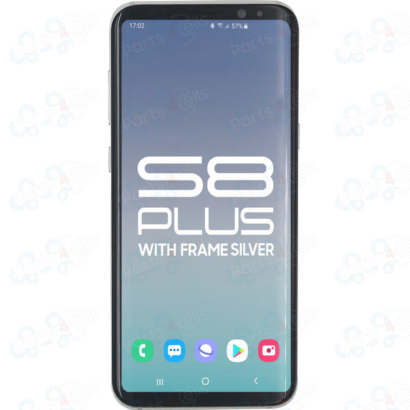 Samsung S8 Plus LCD with Touch + Frame Silver