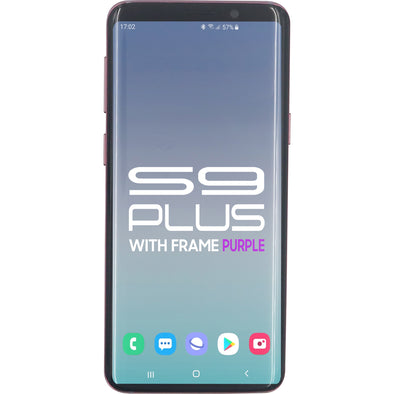 Samsung S9 Plus LCD with Touch + Frame Purple B Grade (OEM PULL)