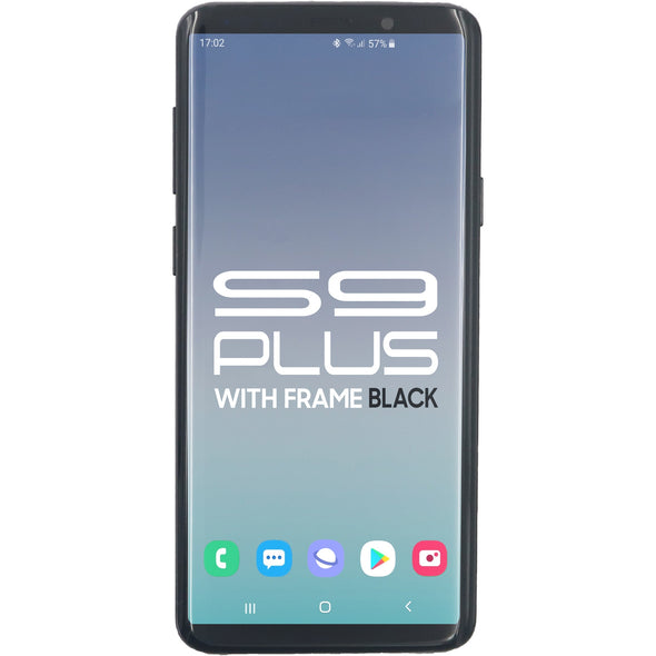 Samsung S9 Plus LCD with Touch + Frame Black C Grade (OEM PULL)