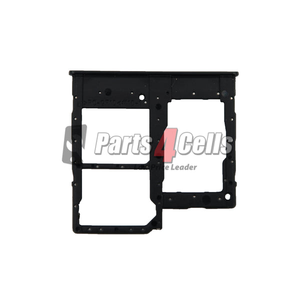 Samsung A20 Dual Sim Tray Black - Dual Sim Card Tray Replacement