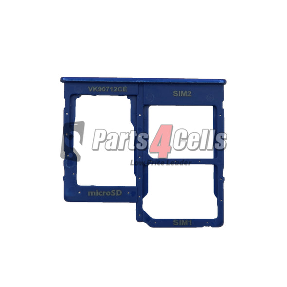 Samsung A20 Dual Sim Tray Blue - Sim Card Tray