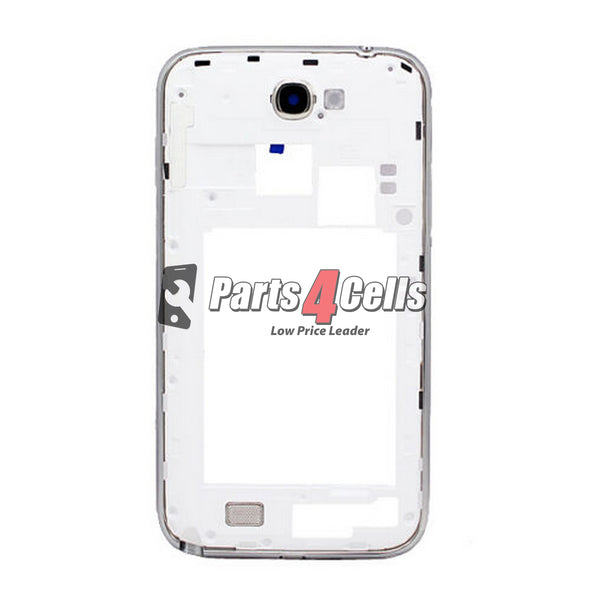 Samsung Galaxy Note 2 Back Frame White N7000, N7105-Parts4Cells