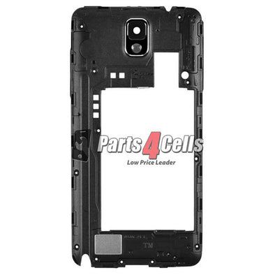 Samsung Note 3 Back Frame N900T Black-Parts4Cells