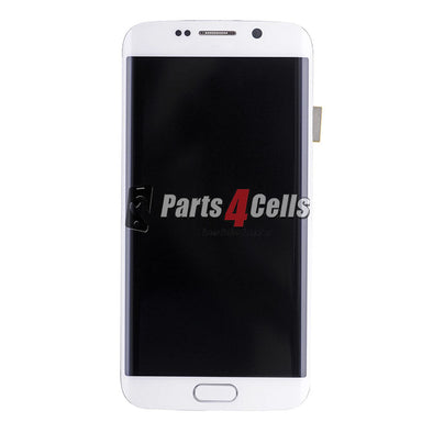 Samsung S6 Edge LCD With Touch + Frame White-Parts4sells
