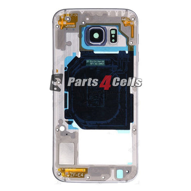 Samsung S6 Edge Middle Frame Blue-Parts4Cells