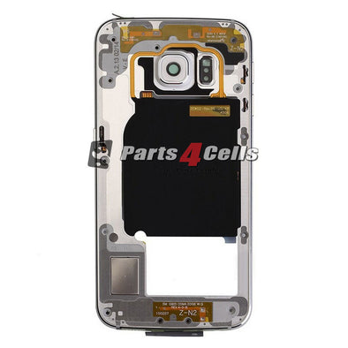Samsung S6 Edge Middle Frame White-Parts4Cells