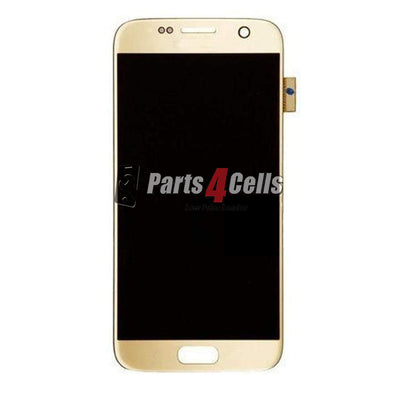 Samsung S7 LCD With Touch Gold Service Pack-Parts4sells