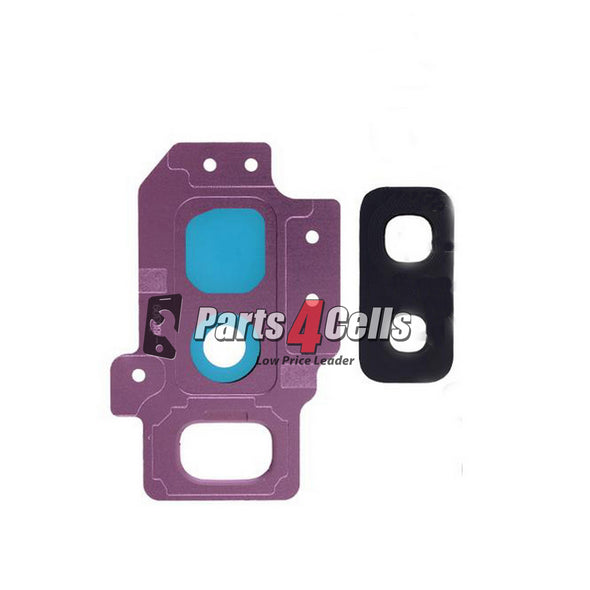 Samsung S9 Plus Back Camera Glass Lens Purple - Bezel Ring